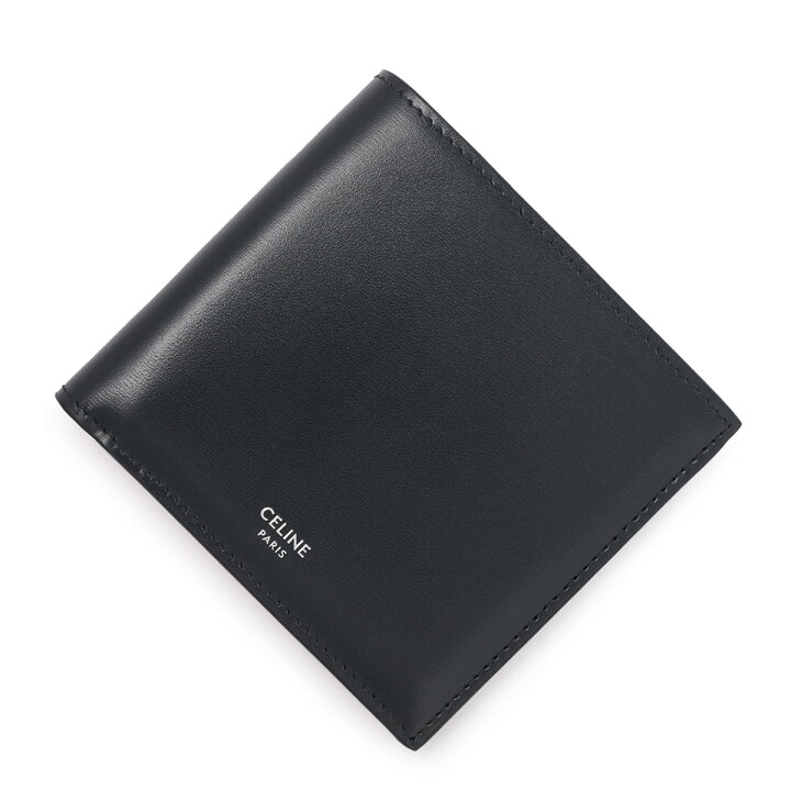 楽天市場】【アウトレット】セリーヌ CELINE 2つ折り財布 ブルー 10b65  