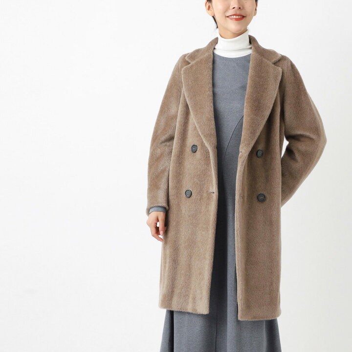 楽天市場】エスマックスマーラ S Max Mara ダブルブレストコート 