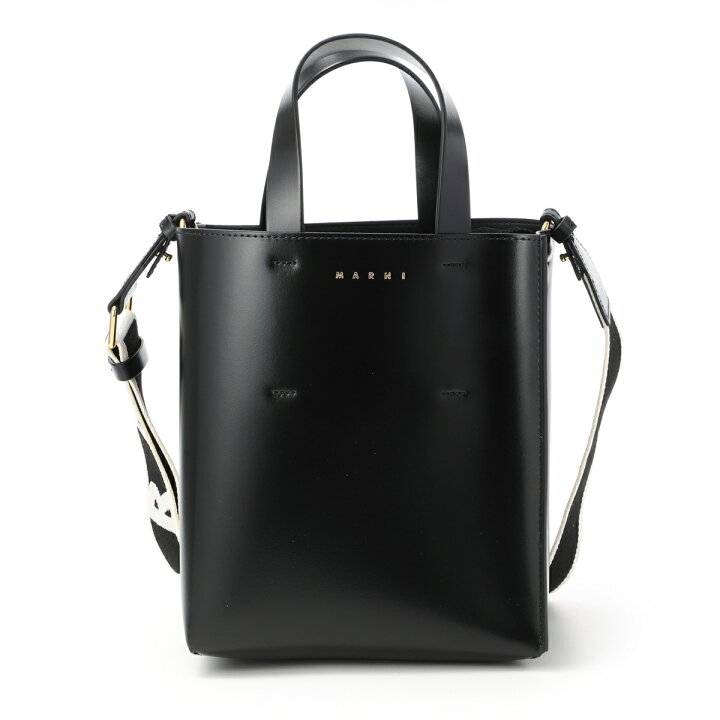 楽天市場】マルニ MARNI トートバッグ 3WAY ブラック レディース 