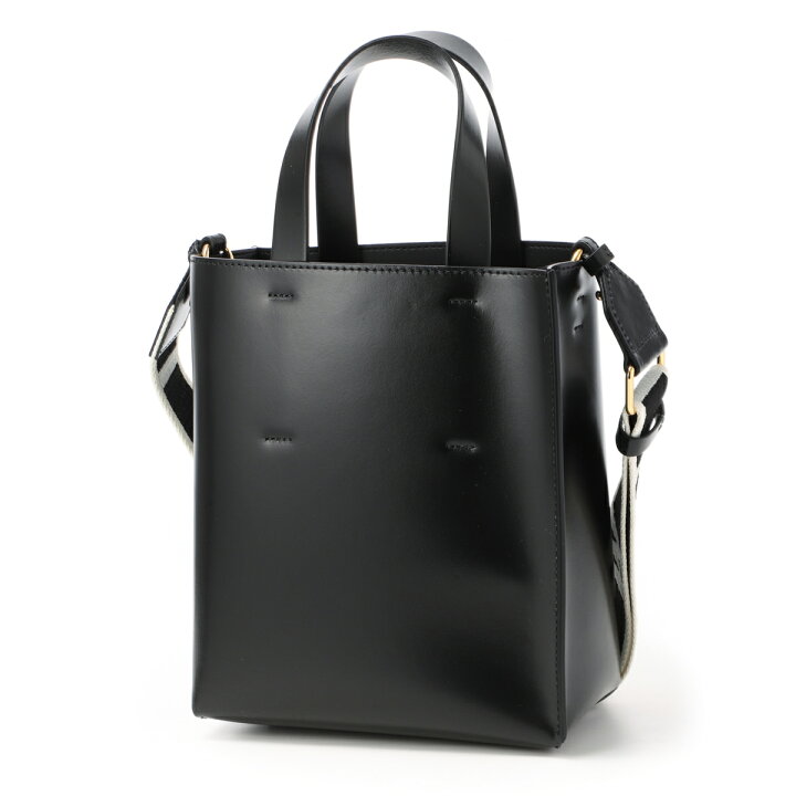 楽天市場】マルニ MARNI トートバッグ 3WAY ブラック レディース  