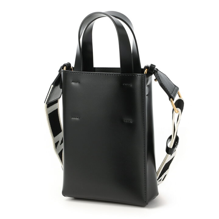 楽天市場】マルニ MARNI トートバッグ 3WAY ブラック レディース 