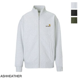 カーハート ワークインプログレス Carhartt WIP ジップアップスウェット メンズ i031686 482xx ashheather AMERICAN SCRIPT JACKET【返品送料無料】【ラッピング無料】[2023AW]