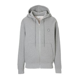 メゾンキツネ MAISON KITSUNE ジップアップパーカ グレー メンズ lm00704km0307 h131 mediumgrey TONAL FOX HEAD PATCH COMFORT ZIPPED HOODIE【返品送料無料】【ラッピング無料】