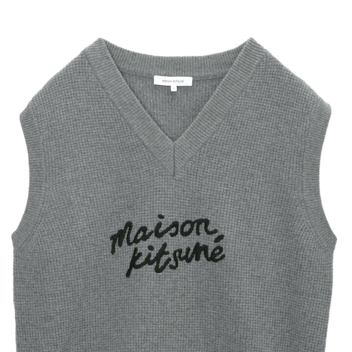 楽天市場】【アウトレット】メゾンキツネ MAISON KITSUNE ニットベスト 
