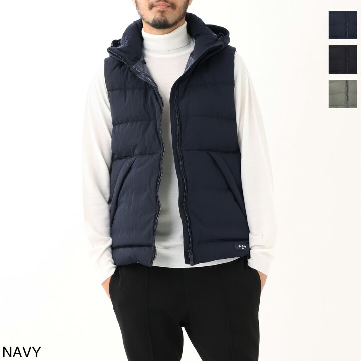 楽天市場】タトラス TATRAS ダウンベスト mtla23a4184 d 40 navy KOSBI  