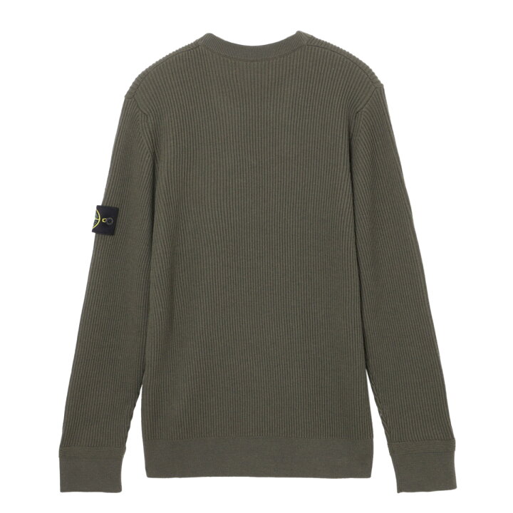 STONE ISLAND クルーネック長袖カットソーOlive XXLサイズ