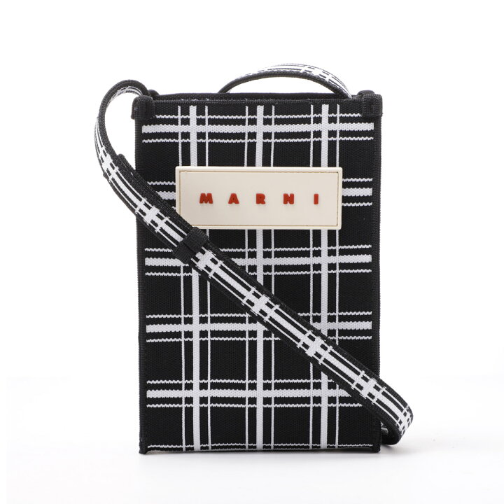楽天市場】マルニ MARNI ショルダーバッグ ミニバッグ ブラック 