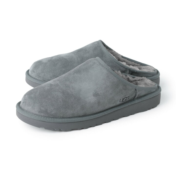 UGG M CLASSIC SLIP-ON グレー 7サイズ - ムートンブーツ