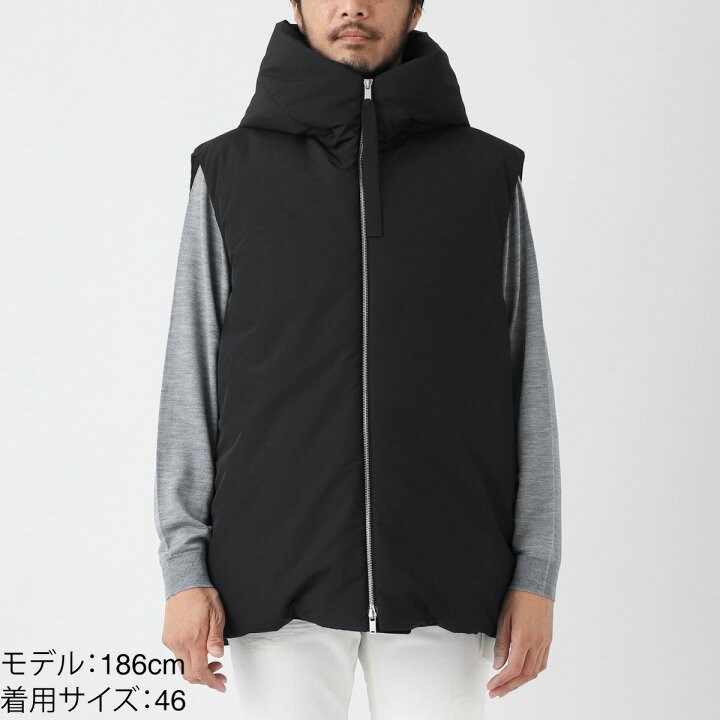 楽天市場】ジルサンダー JIL SANDER ダウンベスト ブラック メンズ 