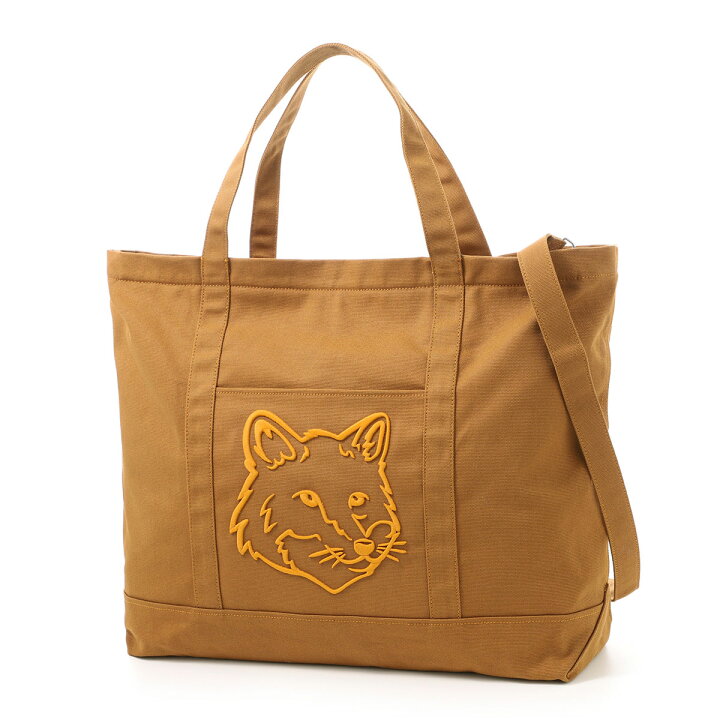 楽天市場】メゾンキツネ MAISON KITSUNE トートバッグ 2WAY ショルダー 