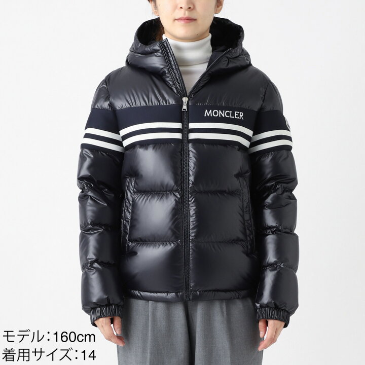 楽天市場】モンクレール MONCLER ダウンジャケット KIDS キッズ ブルー  