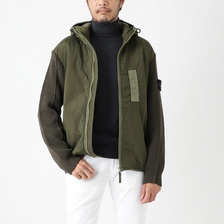 楽天市場】ストーンアイランド STONE ISLAND 中綿入りフーデッド  