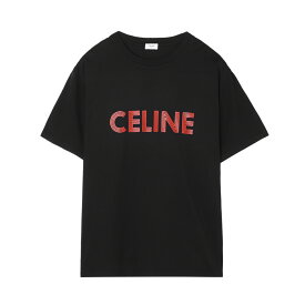 セリーヌ CELINE クルーネックTシャツ ブラック メンズ 2x51i 671q 38br【返品送料無料】【ラッピング無料】
