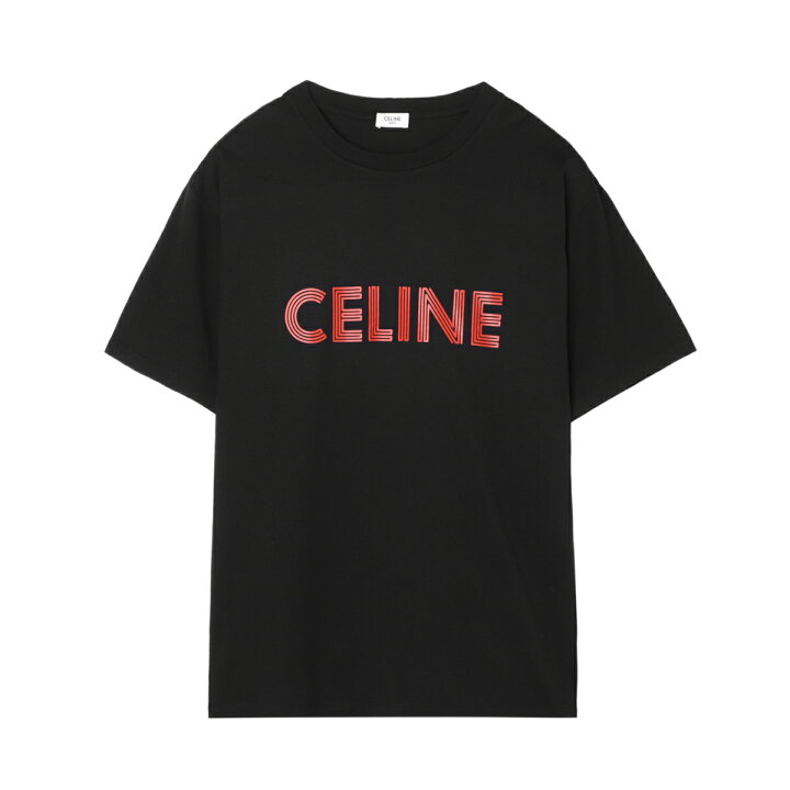 楽天市場】セリーヌ CELINE クルーネックTシャツ ブラック メンズ 