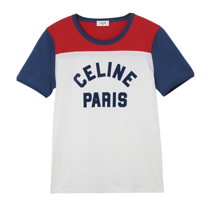 楽天市場】セリーヌ CELINE クルーネックTシャツ マルチカラー 