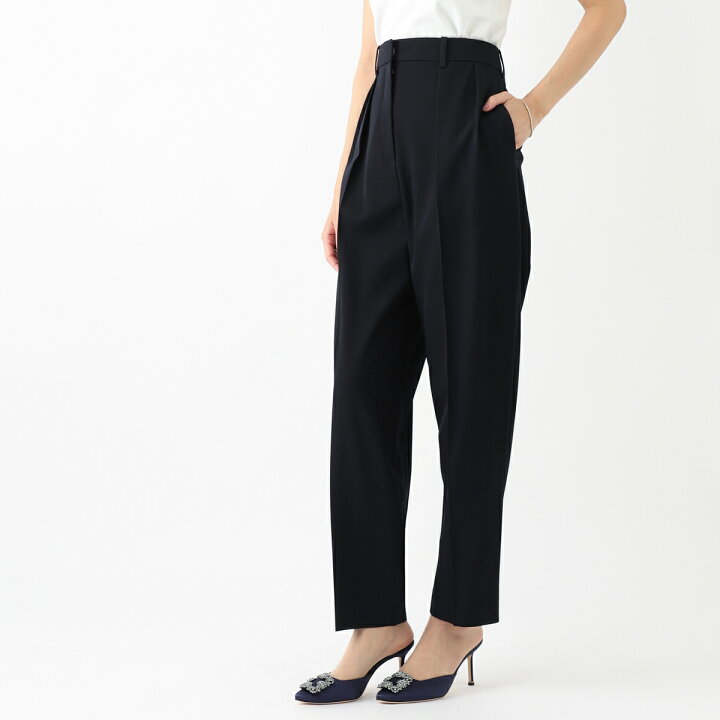 楽天市場】【アウトレット】ザ ロウ THE ROW ウールパンツ テーパード  