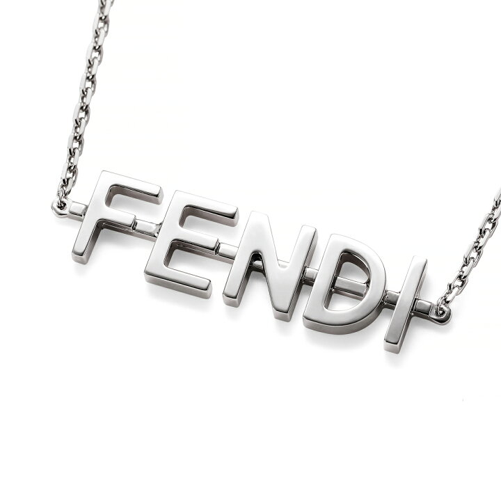 楽天市場】フェンディ FENDI ネックレス シルバー メンズ 7aj743 b08 