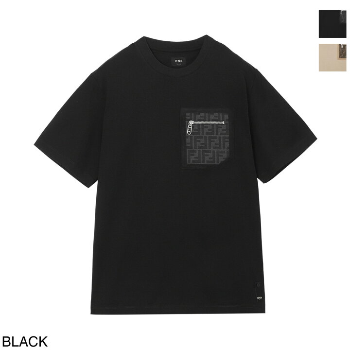 楽天市場】フェンディ FENDI クルーネックTシャツ メンズ fy1257 apm4  