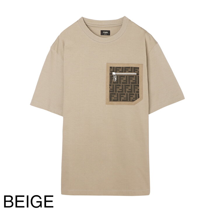 楽天市場】フェンディ FENDI クルーネックTシャツ メンズ fy1257 apm4 