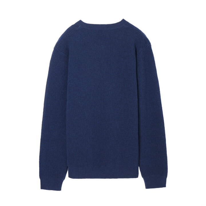 楽天市場】メゾンキツネ MAISON KITSUNE クルーネックニット ブルー 