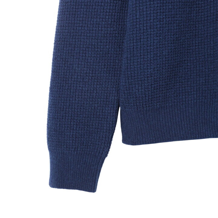 楽天市場】メゾンキツネ MAISON KITSUNE クルーネックニット ブルー  