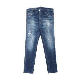 ディースクエアード DSQUARED2 ボタンフライジーンズ ブルー メンズ s74lb1330 s30342 470 RELAX LONG CROTCH JEANS【返品送料無料】【ラッピング無料】