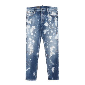 ディースクエアード DSQUARED2 ボタンフライジーンズ ブルー メンズ s74lb1359 s30342 470 SKATER JEANS【返品送料無料】【ラッピング無料】