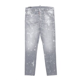 ディースクエアード DSQUARED2 ボタンフライジーンズ グレー メンズ s74lb1323 s30260 852 RELAX LONG CROTCH JEANS【返品送料無料】【ラッピング無料】