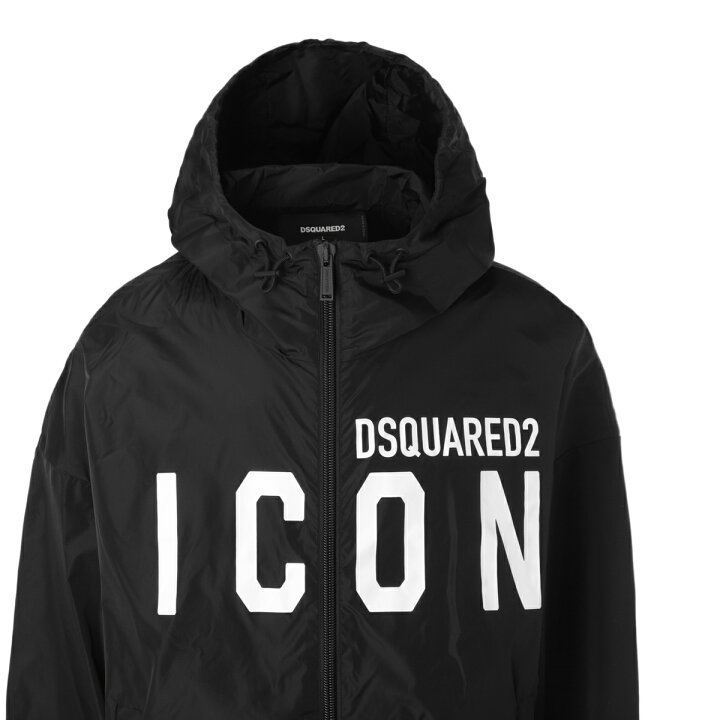 楽天市場】ディースクエアード DSQUARED2 ナイロンジャケット ブラック 