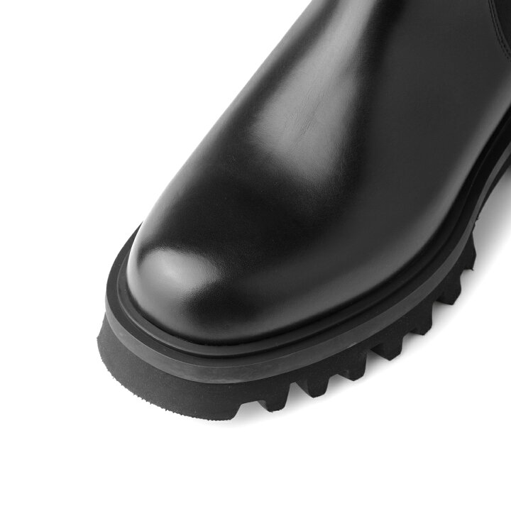 楽天市場】フェラガモ FERRAGAMO チェルシーブーツ ブラック メンズ 