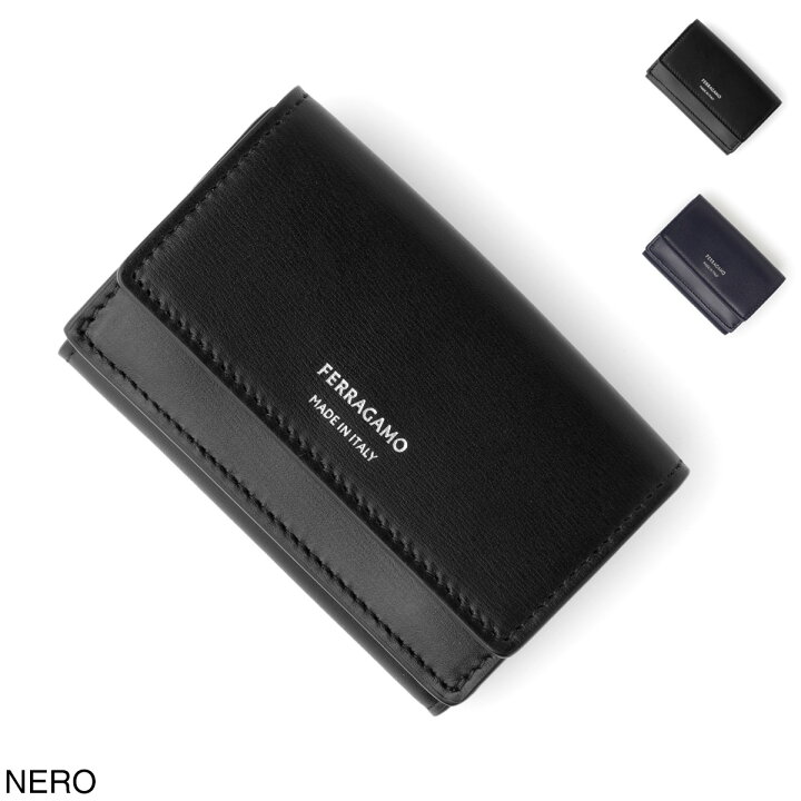 楽天市場】フェラガモ FERRAGAMO (Salvatore Ferragamo) 3つ折り財布 