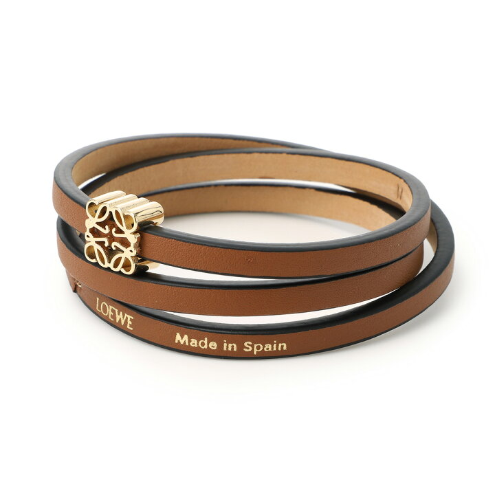 楽天市場】ロエベ LOEWE レザーブレスレット バングル レディース  