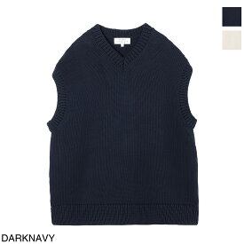 【アウトレット】スタジオ ニコルソン STUDIO NICHOLSON ニットベスト メンズ spun snm 1051 darknavy SPUN【返品送料無料】