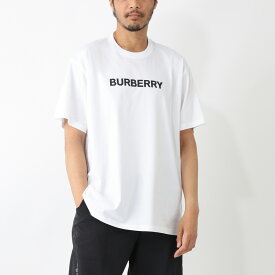 【アウトレット】バーバリー BURBERRY クルーネックTシャツ ホワイト メンズ 8084234 white HARRISTON REPLEN【返品送料無料】