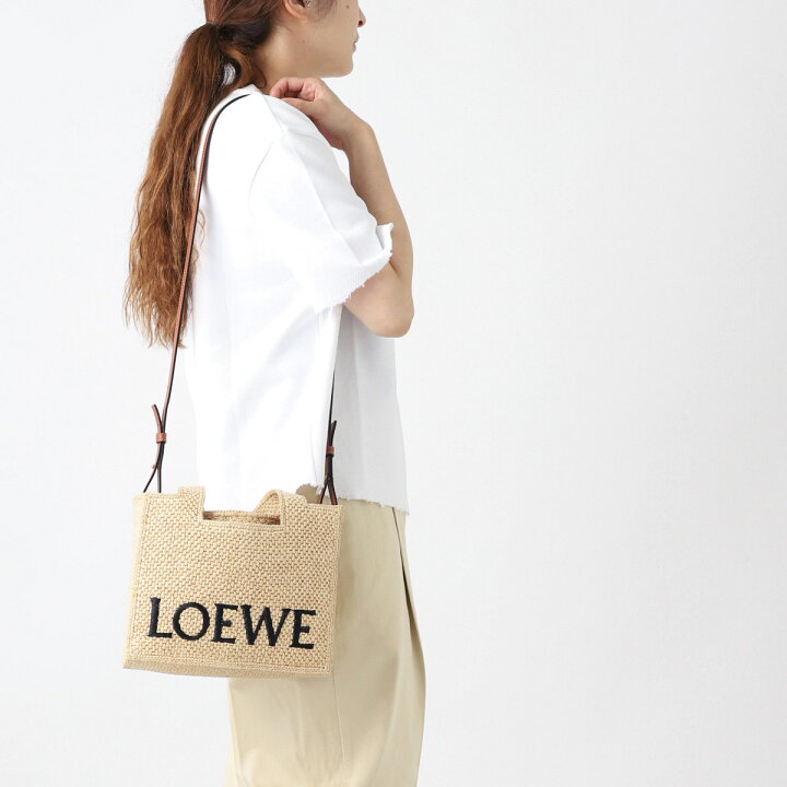 楽天市場】ロエベ LOEWE トートバッグ 2WAY ショルダーバッグ ベージュ  