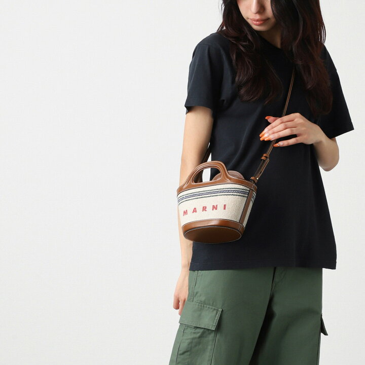 楽天市場】マルニ MARNI ハンドバッグ 2WAY ショルダーバッグ ベージュ 