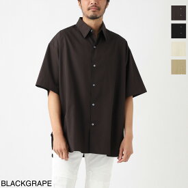 スタジオ ニコルソン STUDIO NICHOLSON 半袖シャツ メンズ sorono snm 883 blackgrape SORONO【返品送料無料】