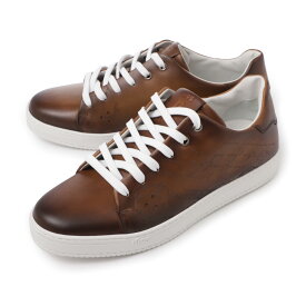 ベルルッティ BERLUTI スニーカー ブラウン メンズ s5330 018 ml6 Playtime Scritto Leather Sneaker【返品送料無料】【ラッピング無料】[2024SS]