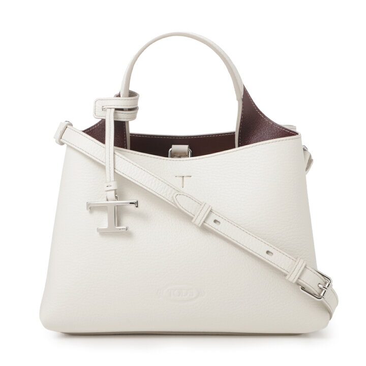 楽天市場】トッズ TODS ハンドバッグ 2WAY ショルダーバッグ ホワイト 