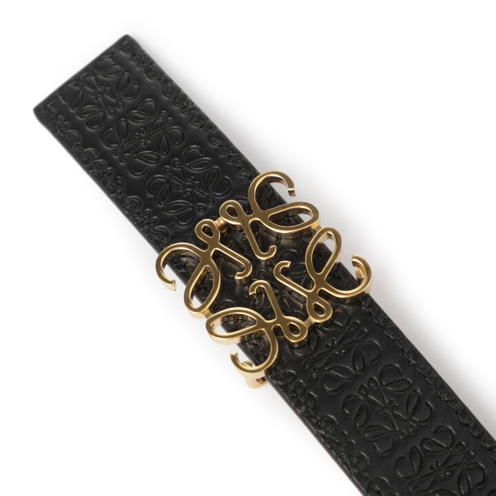 楽天市場】ロエベ LOEWE リバーシブルベルト ブラック レディース  