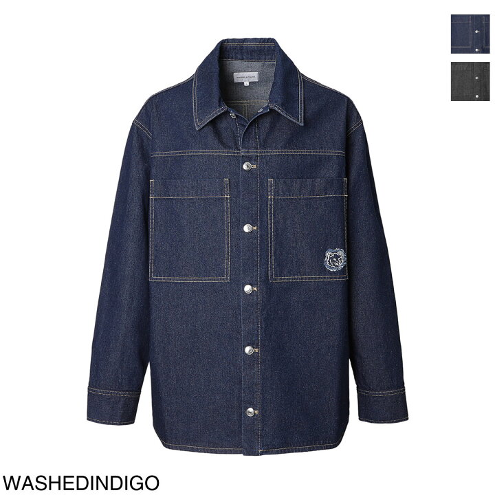 楽天市場】メゾンキツネ MAISON KITSUNE シャツジャケット デニム  