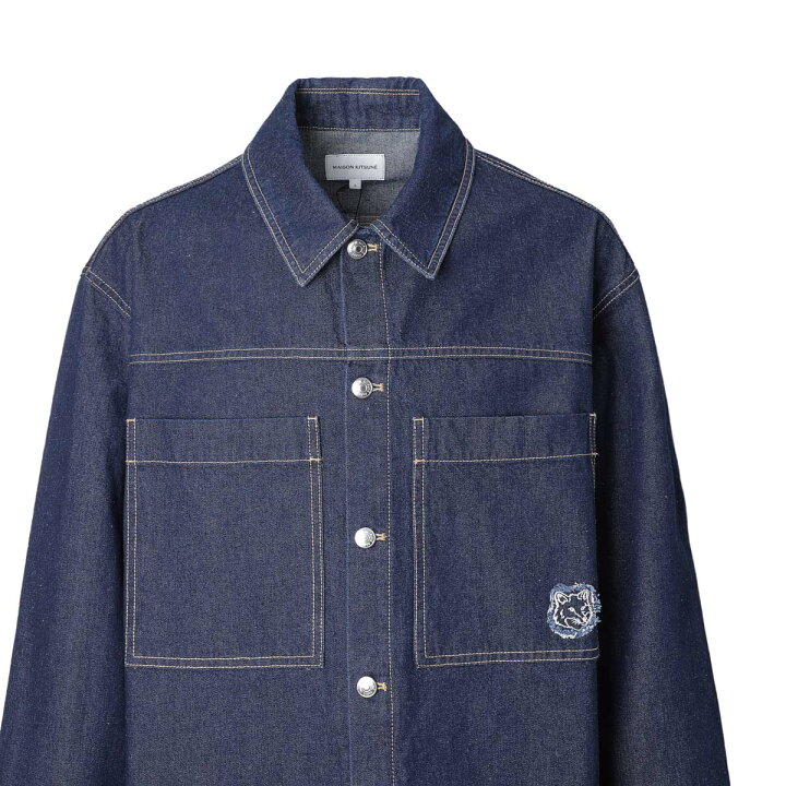 楽天市場】メゾンキツネ MAISON KITSUNE シャツジャケット デニム 