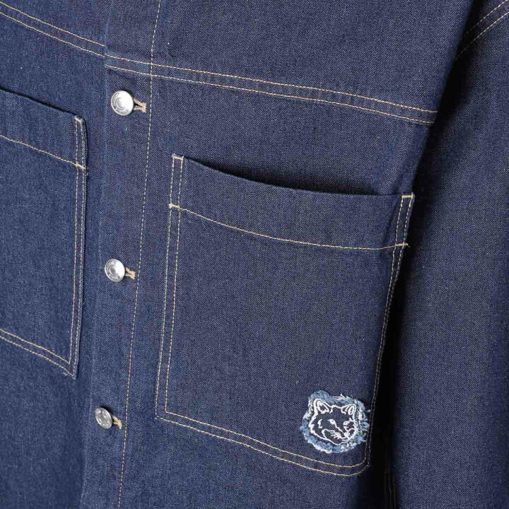 楽天市場】メゾンキツネ MAISON KITSUNE シャツジャケット デニム 