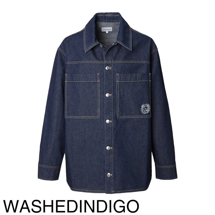 楽天市場】メゾンキツネ MAISON KITSUNE シャツジャケット デニム  
