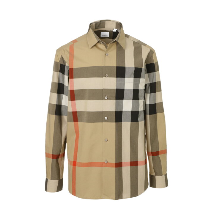 楽天市場】【アウトレット】バーバリー BURBERRY 長袖レギュラーカラー 