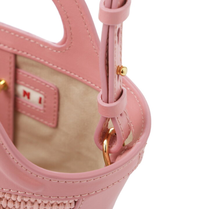 楽天市場】マルニ MARNI ハンドバッグ 2WAY かごバッグ ピンク 
