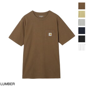 カーハート ワークインプログレス Carhartt WIP クルーネックTシャツ メンズ i030434 1zdxx lumber S/S POCKET T-SHIRT【返品送料無料】【ラッピング無料】[2024SS]