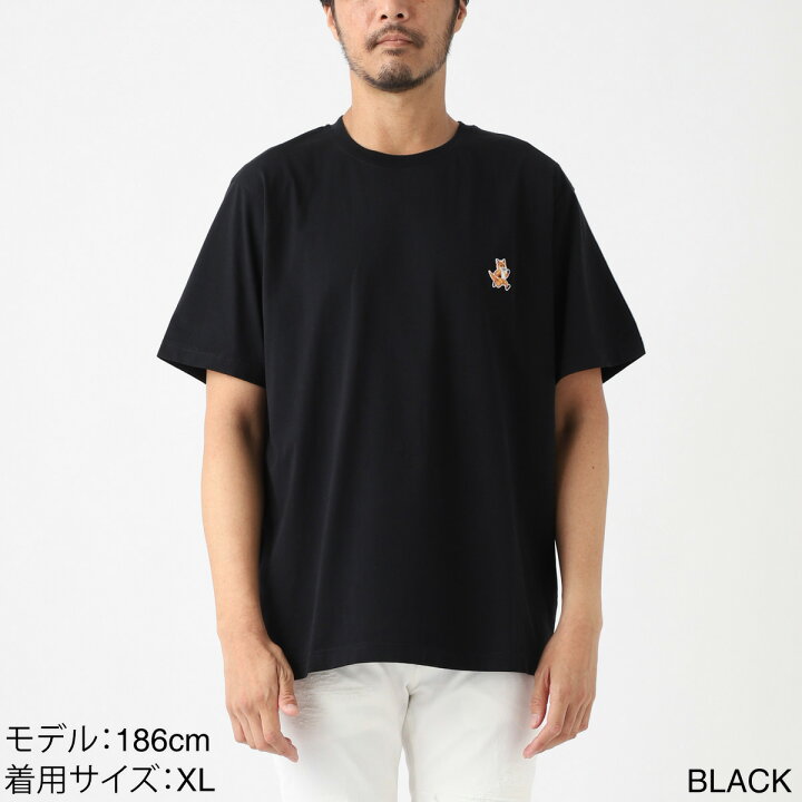 楽天市場】メゾンキツネ MAISON KITSUNE クルーネックTシャツ メンズ  