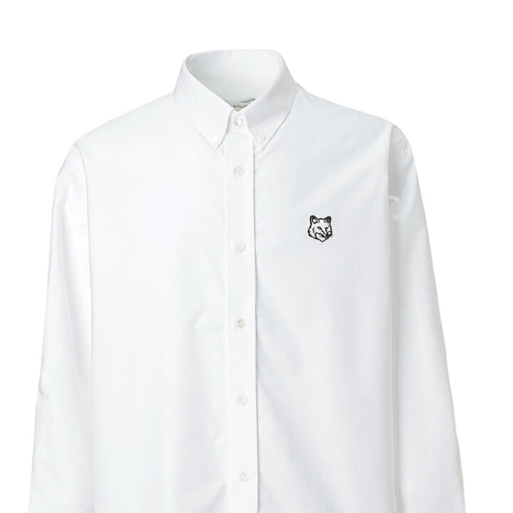 楽天市場】メゾンキツネ MAISON KITSUNE 長袖レギュラーカラーシャツ 