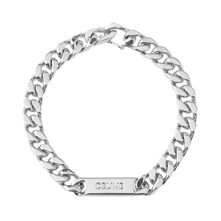 楽天市場】セリーヌ CELINE ブレスレット シルバー メンズ 460zk 6bra 